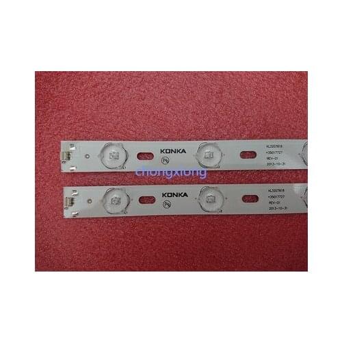 50pcs/LOT 100%New For KONKA KL32GT618 LED backlight 35017727 10leds 64.4cm 6v