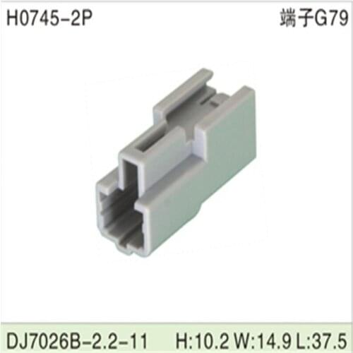 500PCS DJ7026B-2.2-11 2.2mm 2Pin AMP Car Electrical Wire Connectors for VW,BMW,Honda,Toyota,NISSAN AND other models