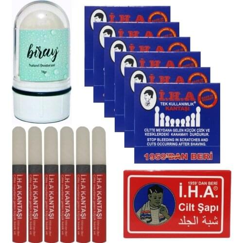 Antiperspirant Antiseptic Alum, Cut Blood Stopper, Block, Stick, Pencil Set