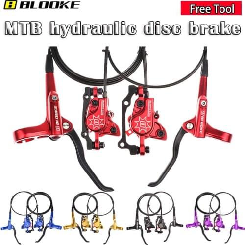 BLOOKE M620 MTB Hydraulic Oil Disc Brakes Set 160mm 180mm Scooter Bike Calipers AVID HS1 Rotor Front Rear Calliper Bicycle Parts