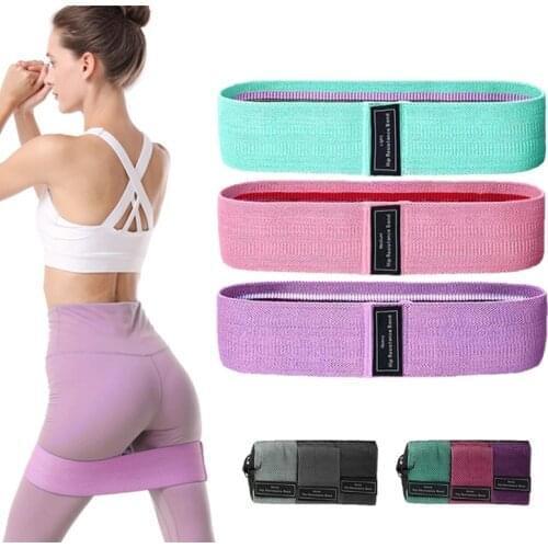 Rich Colors Yoga Workout Loop Bands High Resistance Fitness Elastic Exercise Yoga Tension Band