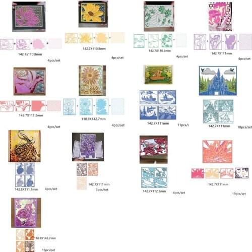 Flowers Sailboat Metal Cutting Dies for Making Card Scrapbooking Stencils Embossing Photo Album DIY Craft 2021 Newest