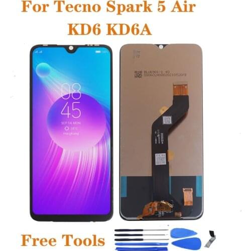 7.0" LCD Display For Tecno Spark 5 Air KD6 KD6a LCD Display Touch Screen Digitizer Assembly Repair Replacement Parts