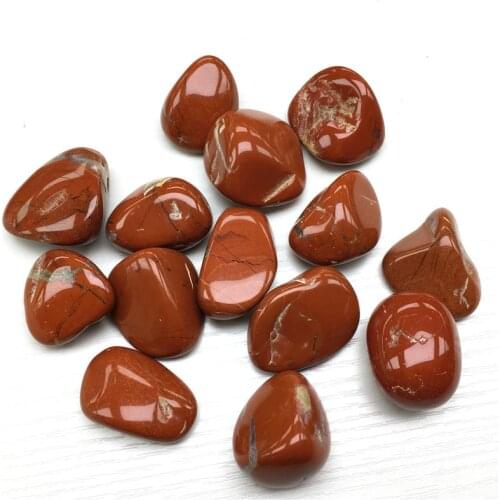 Red Jasper Tumble Stones Polished Stone Healing Crystal Gemstones Fish Tank Aquarium Decor Home Ornament Stone