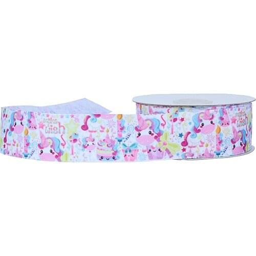 FLRA Ribbon (50yards/lot) Wholesale heat transfer unicorn ribbon