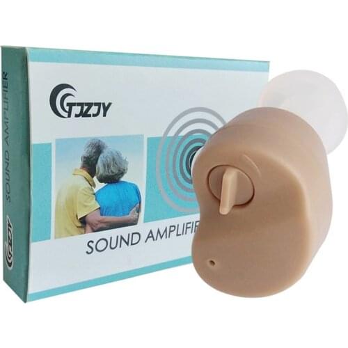 Small In-Ear Voice Sound Amplifier Adjustable Tone Mini Hearing Ear Aid Hot Selling Portable Convenient Hearing Aids Care