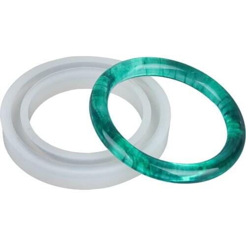Soft Silicone Jewerly Mould Epoxy Bracelet Bangle Mold Hand Resin Craft Jewelry Making Mold