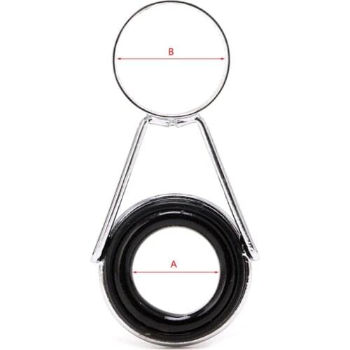 E9LE 7Pcs Telescopic Fishing Rod Guides Top Ring Set Raft Fishing Repair Accessories