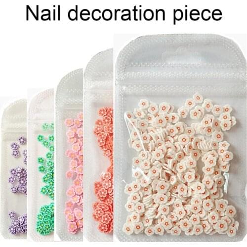 10g Nail Filler Flower Shape Ultra Thin Polymer Clay Glitter Slice Slime Manicure Sequins for Female