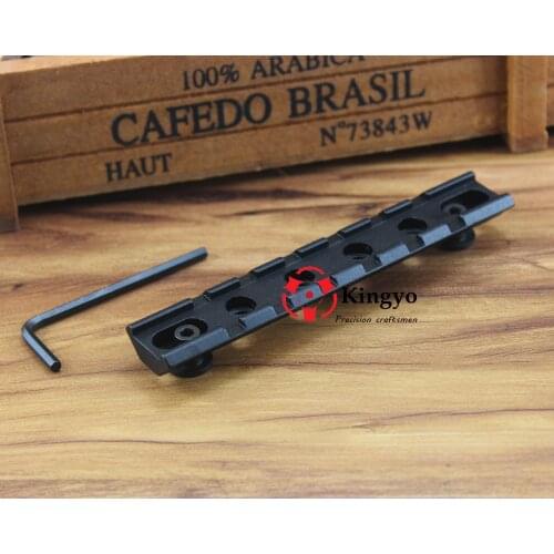 New Compact Aluminum Tactical Rifle Scope Rail Base Picatinny RIS 20mm Standard Weaver Scope Side Rail Mount Base Holder