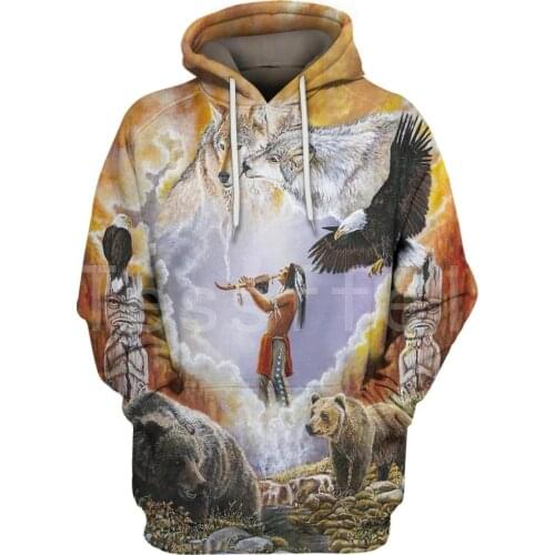 Tessffel native culture New Fashion Harajuku casual 3D Printed Hoodie/Sweatshirt/Jacket/Zipper Mens Womens hiphop funny style-1