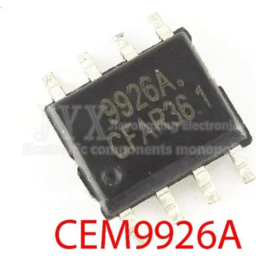 10PCS 9926A SOP8 CEM9926A SSM9926A ME9926 AP9926 9926 SOP-8 SOP SMD new and original IC Chipset