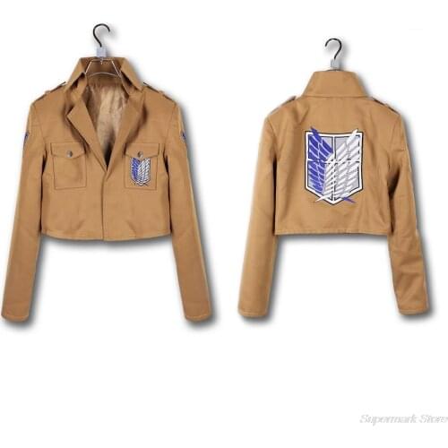 Attack on Titan Shingeki no Kyojin Scouting Legion Cosplay Jacket Coat Eren jage M10 21 Dropshipping