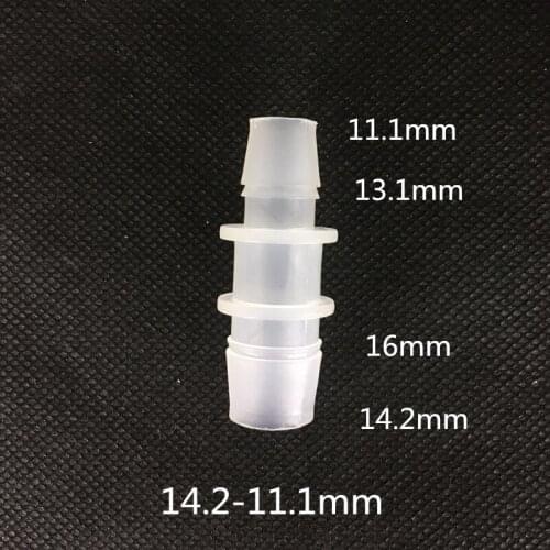 14.2-11.1mm plastic connector, hose coupling, reducing connector, quick coupling