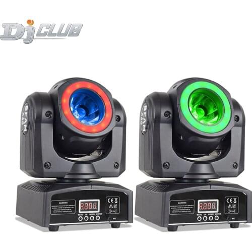 Stage Party Lights Lyre Beam LED 60W Moving Head Rotating Disco Backlight Effect Sound Activated For Dance Floor DJ Wedding