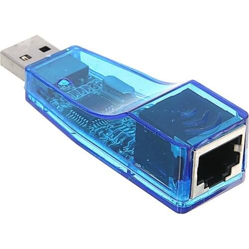 For PC Laptop 1pc 10/100 Mbps Ethernet RJ45 Network Card Durable External USB Notebook Adapter Pohiks