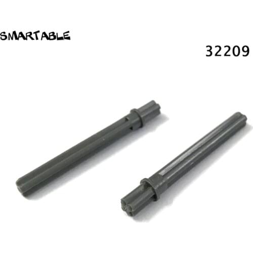 Smartable High-Tech Axle 1x5.5 with Stop 42mm Building Blocks Parts Toys For Kids Educational Compatible 32209 50pcs/lot