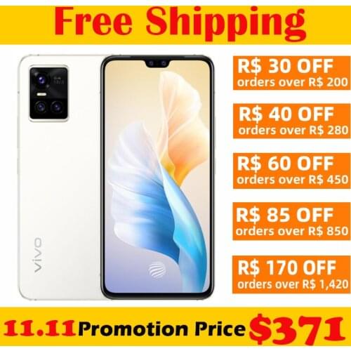 Original New Official VIVO S10 5G Smart Phone Dimensity1100 6.44inch 90HZ AMOLED 64.0MP Camera 4050Mah 44W Charge Android 11 OS