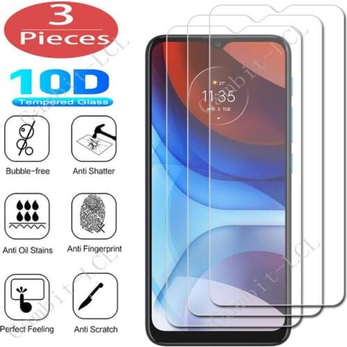 3Pcs Protection Glass For Motorola Edge 20 Pro lite S Pro Moto E6i E6s E7 Plus E7i Power Tempered Screen Protective Cover Film