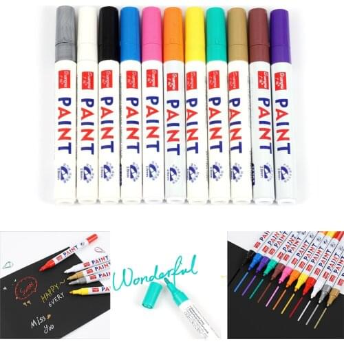 1 Pcs Paint Pen Marker Men 2.8mm Paint Pen Touch-up Pen DIY Black Card Photo Album Signature Pen For DIY Epoxy Resin Crfat