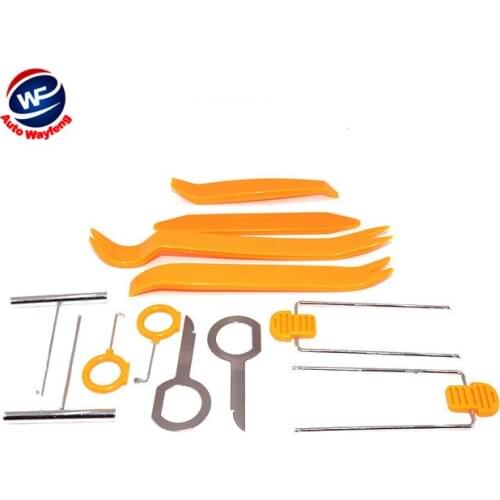 12pcs Car Door Interior Plastic Trim Panel Dashboard Installation Removal Pry Stereo Refit Tool Kit Free shipping WF