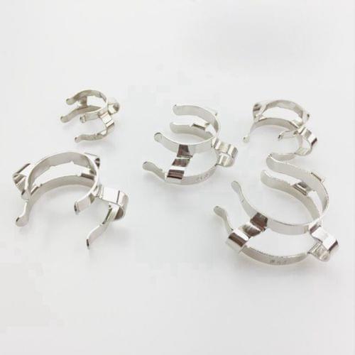 Multi Joints Stainless Steel Lab Cone-shape Clamp Clip For Glass Adapter