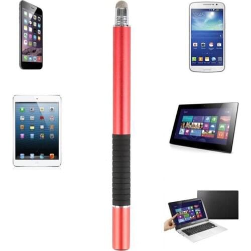 2 in 1 Mutilfuction Fine Point Round Thin Tip Touch Pen Capacitive Stylus Pen for iPad iPhone All Mobile Phones Tablet