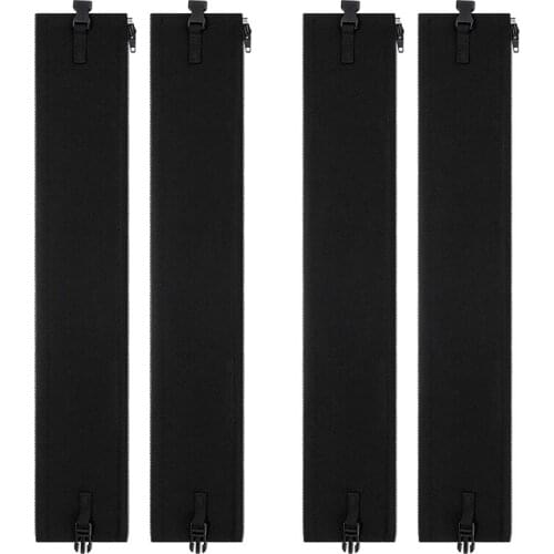 4Pcs Cable Management Sleeves Cord Wire Protector Adjustable Cable Wire System with Zippers Home Office Cord Organize