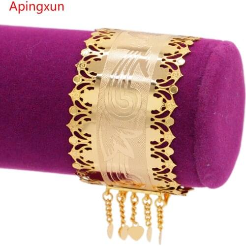 Apingxun Golden Bracelets