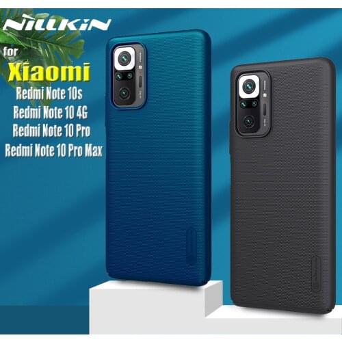 For Xiaomi Redmi Note 10 Pro 4G Case Nillkin Frosetd Matte Shield Hard Phone Back Cover on Redmi Note10 Pro Max Funda Capa