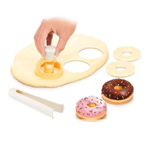 DIY Donut Mold Creative Cake Decorating Tools Desserts Bread Baking Tools DIY Doughnut Maker Mould for Home Kitchen Bakery