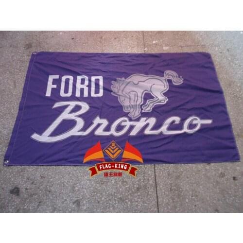 For Ford Bronco Automobile Exhibition flag, free shipping ,90X150CM size,100% polyster