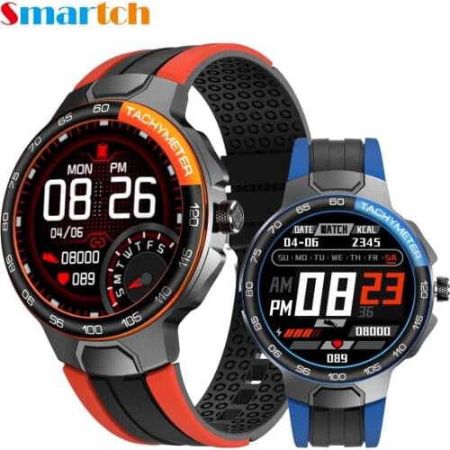 E15 Smart Watch Men Heart Rate Blood Pressure IP68 Waterproof Weather Sports GPS Track Fitness Motion Smartwatch PK P8 L5 L8 E13