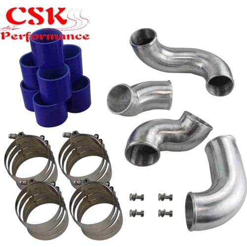 Front Mount Intercooler Pipe Piping Kit Fits For Nissan Skyline R33 R34 GTR RB26DETT Black/Red/Blue