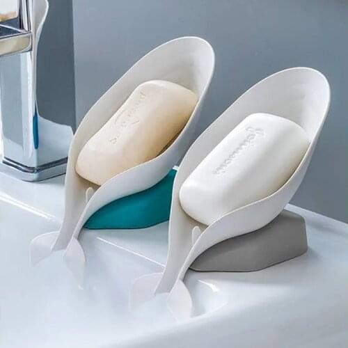 Creative Dolphin Soap Box, Bathroom And Toilet Perforated Plastic Soap Dish Soap Holder Case Bathroom Supplies Bathroom Gadgets