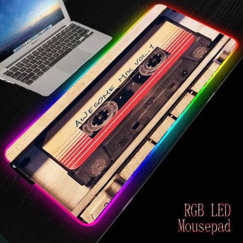 MRGBEST Retro Tape Large Gaming Mouse Pad Gamer Solid Color Locking Edge Keyboard Mouse Mat Gaming Grande Desk Mousepad