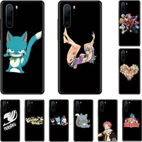 Cartoon Manga Fairy Tail TPU Phone Case Cover Hull For Huawei P9 P10 P20 P30 Pro Lite smart Mate 10 Lite 20 Y5 Y6 Y7 2018 2019