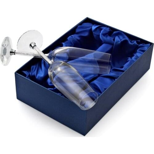 Set of 2 Pieces,Elegant Champagne Toasting Flutes,Crystal Glass Anniversary Wedding Couples Gift,Engagement Party Decoration