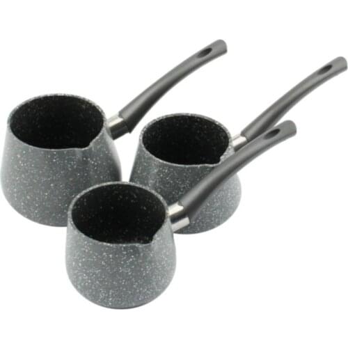 Sampurchase 3'lü Granite Coffee Pot Set