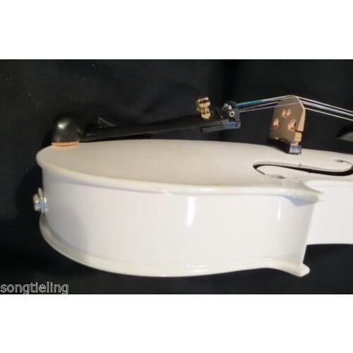 NEW model white colors 5 strings electric & acoustic viola 16"