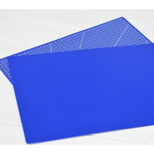 New 1Pc A3 Cutting Plate Pvc Rectangle Grid Lines Cutting For Kids 30cm School Gift Supplies Plastic Office Tools Diy Mat * O7Y4