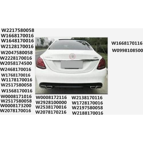 NEW Star Logo Emblem Badge for Mercedes Benz A C E CLA GLC Class 3 Pins with Original Arc W212 W222 W221 W176