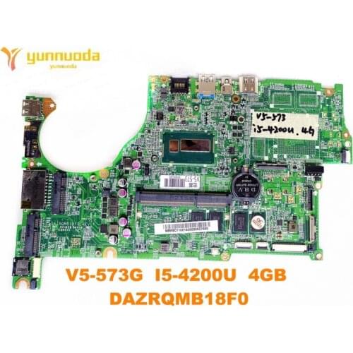 Original for ACER V5-573G laptop motherboard V5-573G I5-4200U 4GB DAZRQMB18F0 tested good free shipping