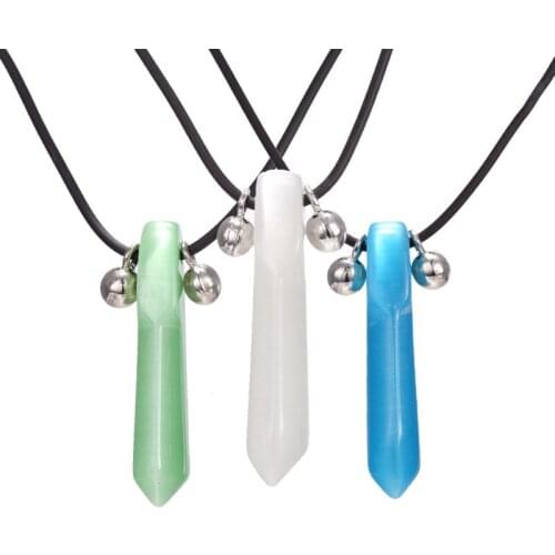 NARUTO Necklace Human Pillar Force Necklace Agate Leather Cord Necklace Animation Peripherals Christmas Birthday Gift 2021 News