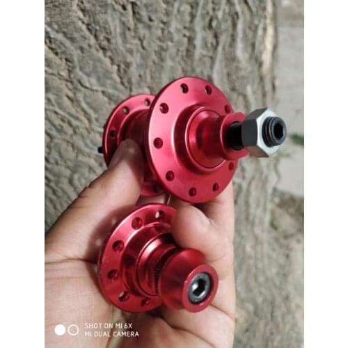 Front Rear Hub Set 20H 4 Bearing 20 hole Front Hub 74mm Rear Hub 85mm For Folding bike BYA412 BMX