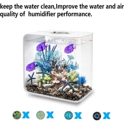 Plastic Fish Shaped Tank Aquarium Cleaner Diffuser Humidifier Filter Water Clean Q0KA