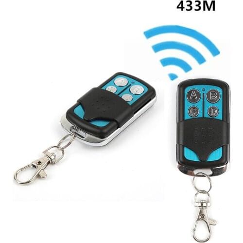 433MHZ Remote Control 4 Channel Garage Gate Door Opener Remote Control Duplicator Clone Cloning Code Car Key Fob Distance Remote