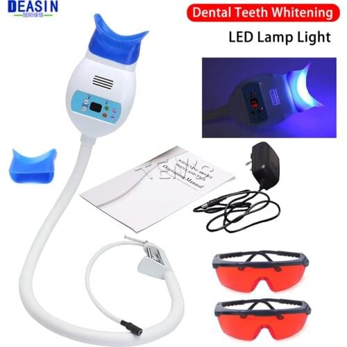 Dental Good Quality Cold Light LED Teeth Whitening Machine Desk Tooth Bleaching Lamp With Goggle Dentist Equipment