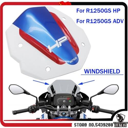 Motorcycle For BMW R1250GS HP R1250GS Adventure 2018-2020 Front Windshield Windscreen Airflow Wind Deflector R 1250 GS HP ADV