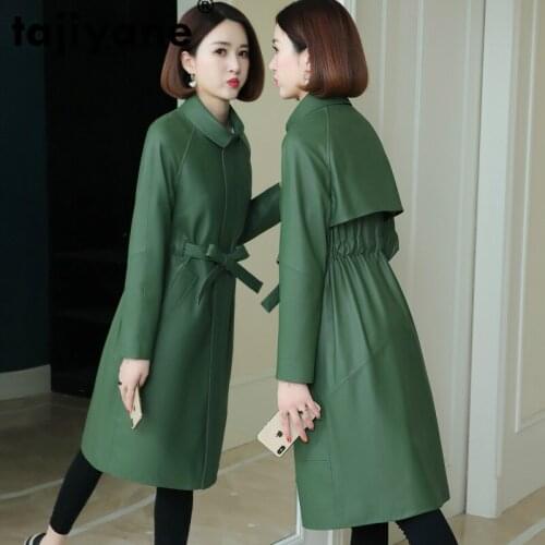 Tajiyane Plus Size 3xl Real Genuine Leather Jacket Spring Autumn Sheepskin Coat Korean Ladies Jackets Female Coats 99182 WPY360